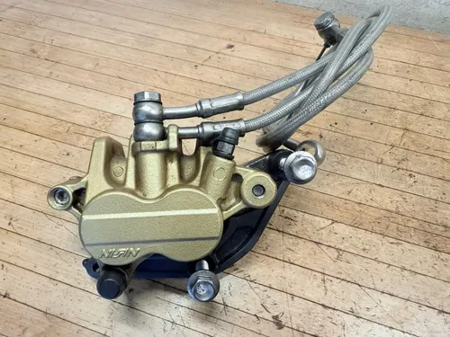 09-12 Triumph Street Triple 675 Front Right Brake NISSIN Caliper Brake Lines OEM