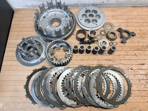 05-06 KAWASAKI NINJA ZX6R 636 OEM INNER OUTER COMPLETE CLUTCH BASKET HUB PLATES