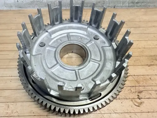 05-06 KAWASAKI NINJA ZX6R 636 OEM INNER OUTER COMPLETE CLUTCH BASKET HUB PLATES