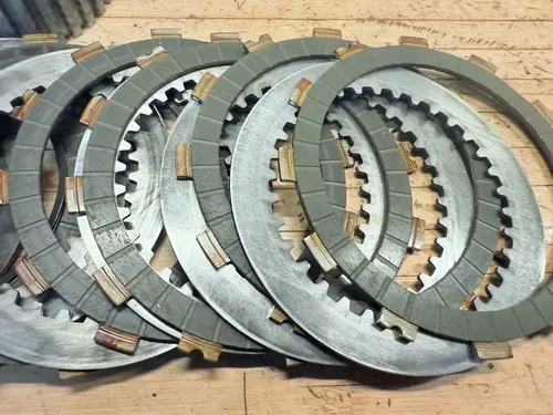 05-06 KAWASAKI NINJA ZX6R 636 OEM INNER OUTER COMPLETE CLUTCH BASKET HUB PLATES