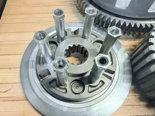05-06 KAWASAKI NINJA ZX6R 636 OEM INNER OUTER COMPLETE CLUTCH BASKET HUB PLATES
