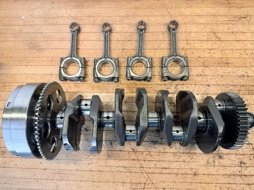 05-06 Kawasaki ZX6R Ninja ZX 636 Engine Crankshaft Connecting Rods Flywheel