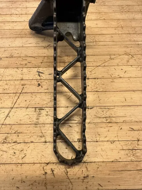 1987-1990 Suzuki LT500R Quadracer OEM Left Footrest Foot Peg 43520-43B01-19F