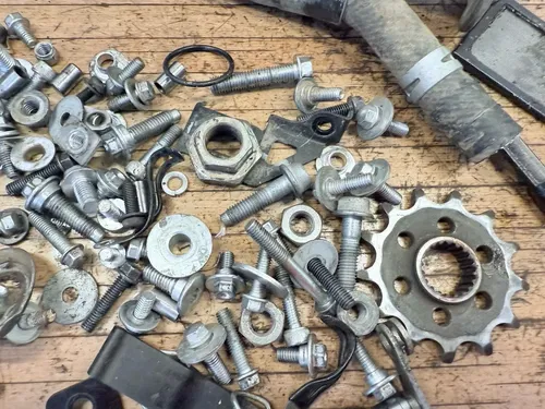 2018 KAWASAKI 16-18 KX450F KX250F OEM Engine Frame Hardware Bolts Nuts Screws