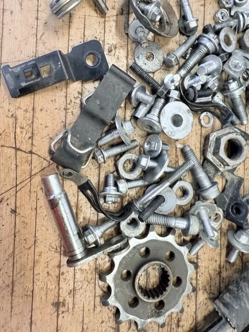 2018 KAWASAKI 16-18 KX450F KX250F OEM Engine Frame Hardware Bolts Nuts Screws