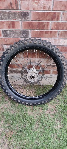 KTM 21 Front Wheel Tire And Rotor Excel