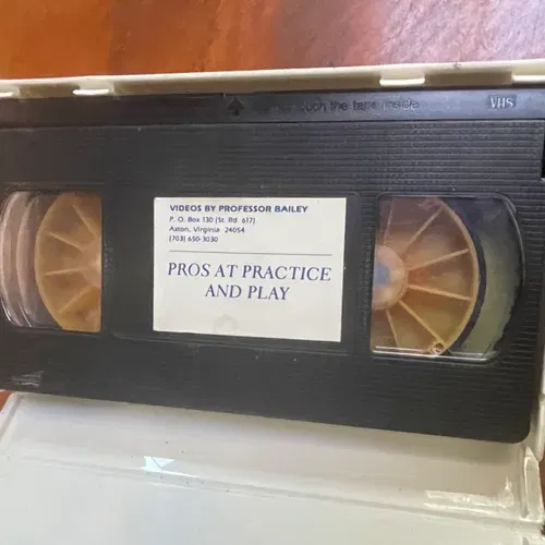 VINTAGE Pros at Practice and Play VHS David Bailey 