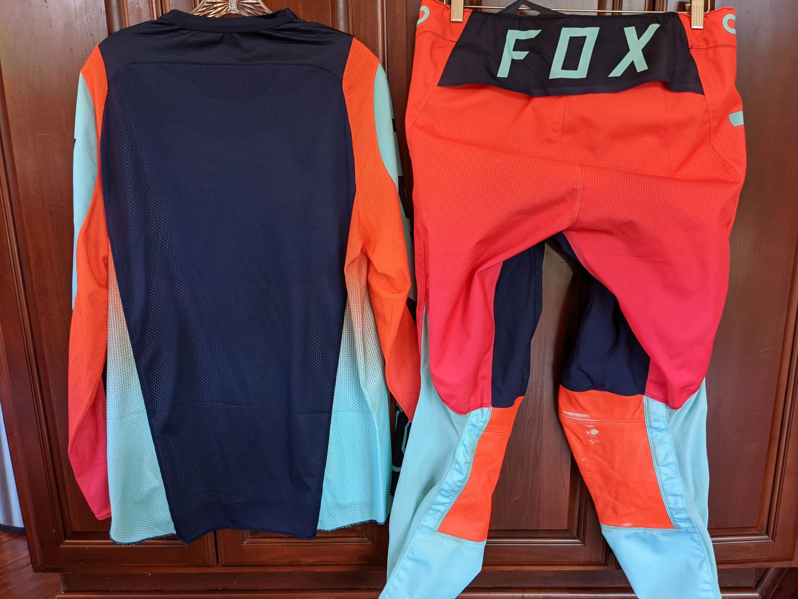 Completo motocross 2020 FOX 360 VOKE aqua Enduro Quad