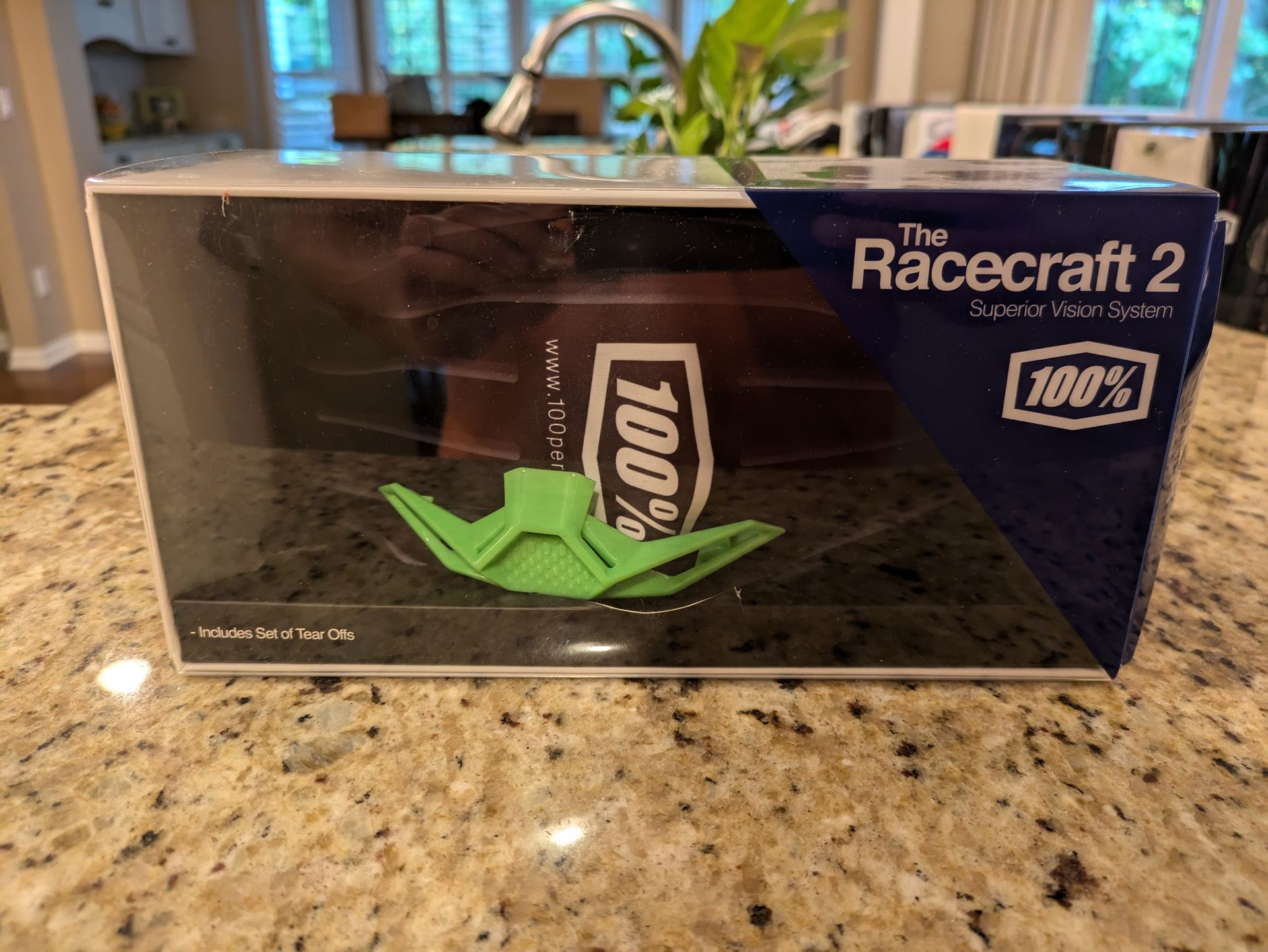 100% Racecraft 2 Goggles - Fremont (Teal/Flo green)