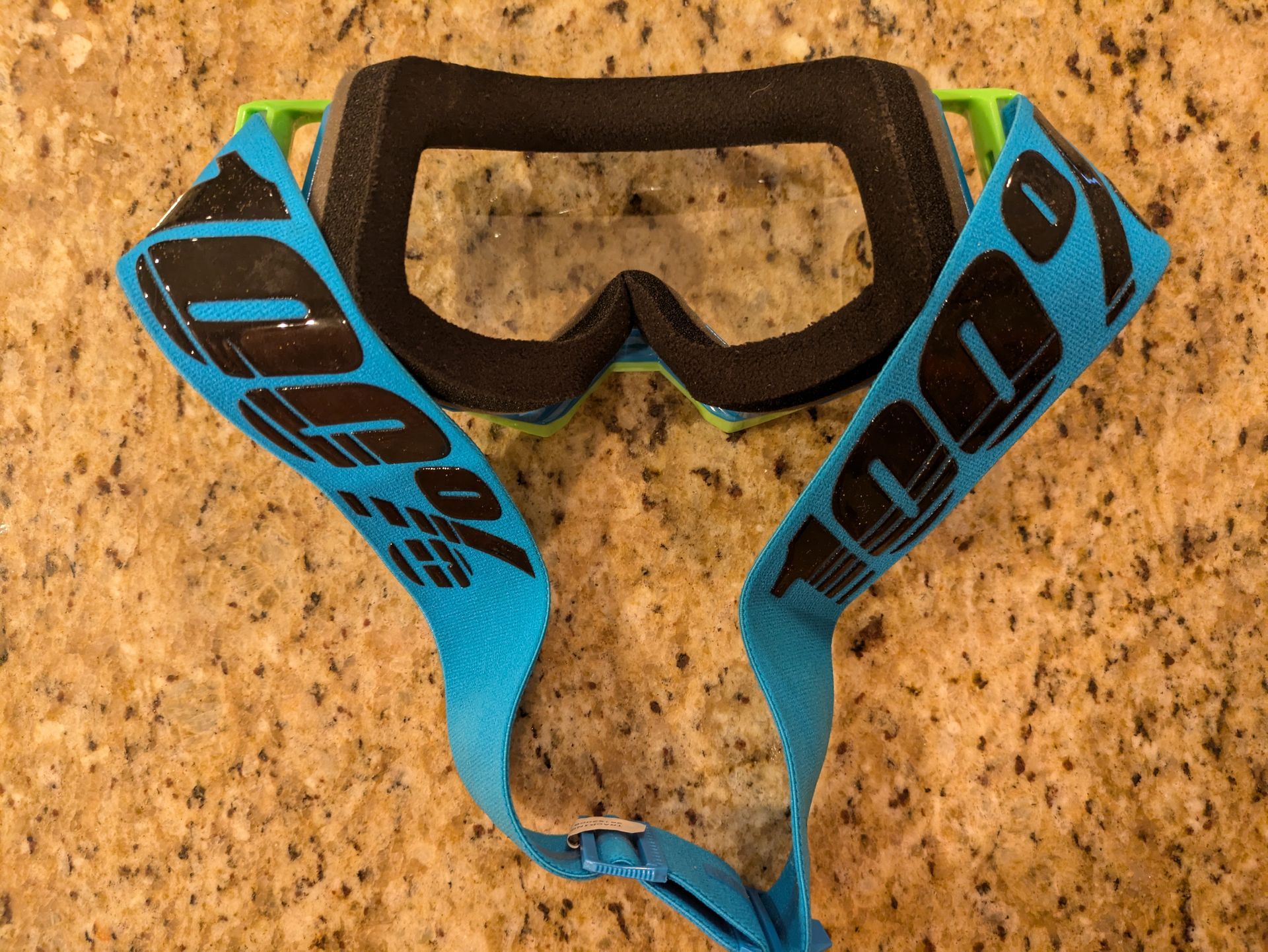 100% Racecraft 2 Goggles - Fremont (Teal/Flo green)