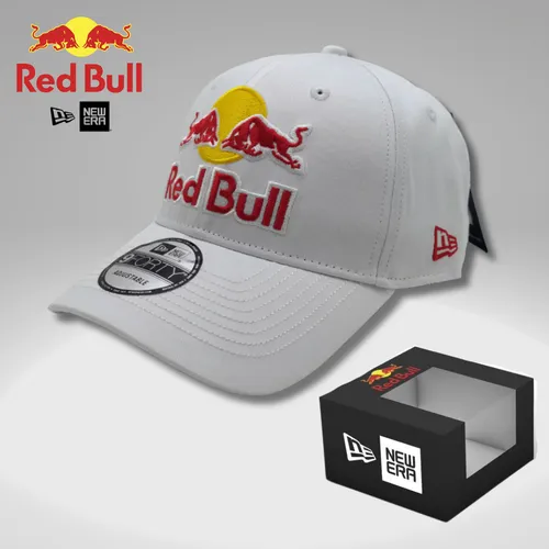 New Era Red Bull Hat with Exclusive Box and Sticker