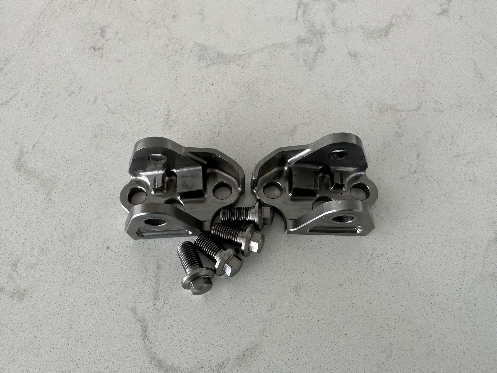 SCAR Titanium Footpeg Mount Brackets 2008-2022 YZ450F