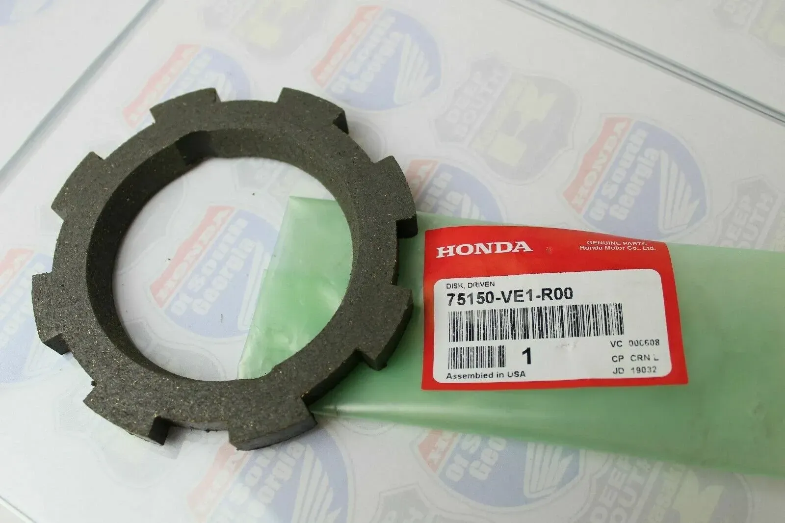 Honda 75150-VE1-R00 Disk Driven