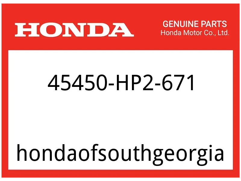 Honda OEM Part 45450-HP2-671 CABLE, FR. BRAKE (1ST)