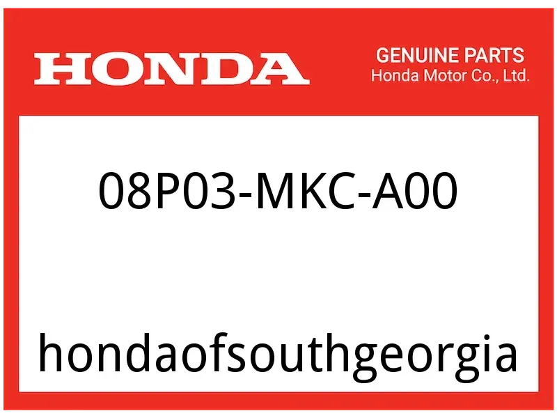 Honda OEM Part 08P03-MKC-A00 MAT,L SADDLEBAG F