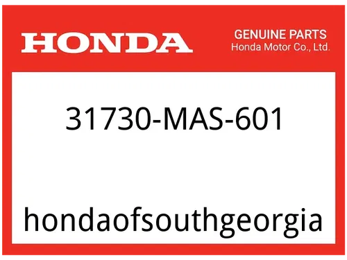 Honda OEM Part 31730-MAS-601 DIODE ASSY., THREE WAY (SUMITOMO)