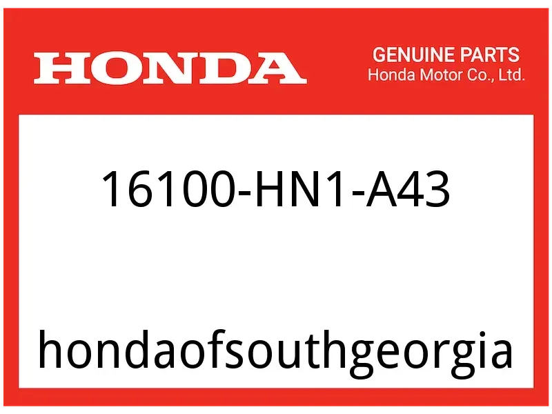 Honda OEM Part 16100-HN1-A43 CARBURETOR ASSY. (QB11A B)