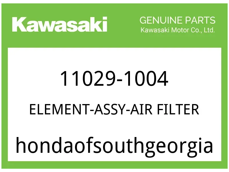 Kawasaki OEM Part 11029-1004 ELEMENT-ASSY-AIR FILTER