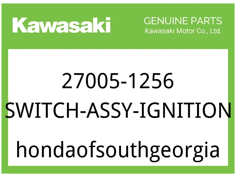 Kawasaki OEM Part 27005-1256 SWITCH-ASSY-IGNITION
