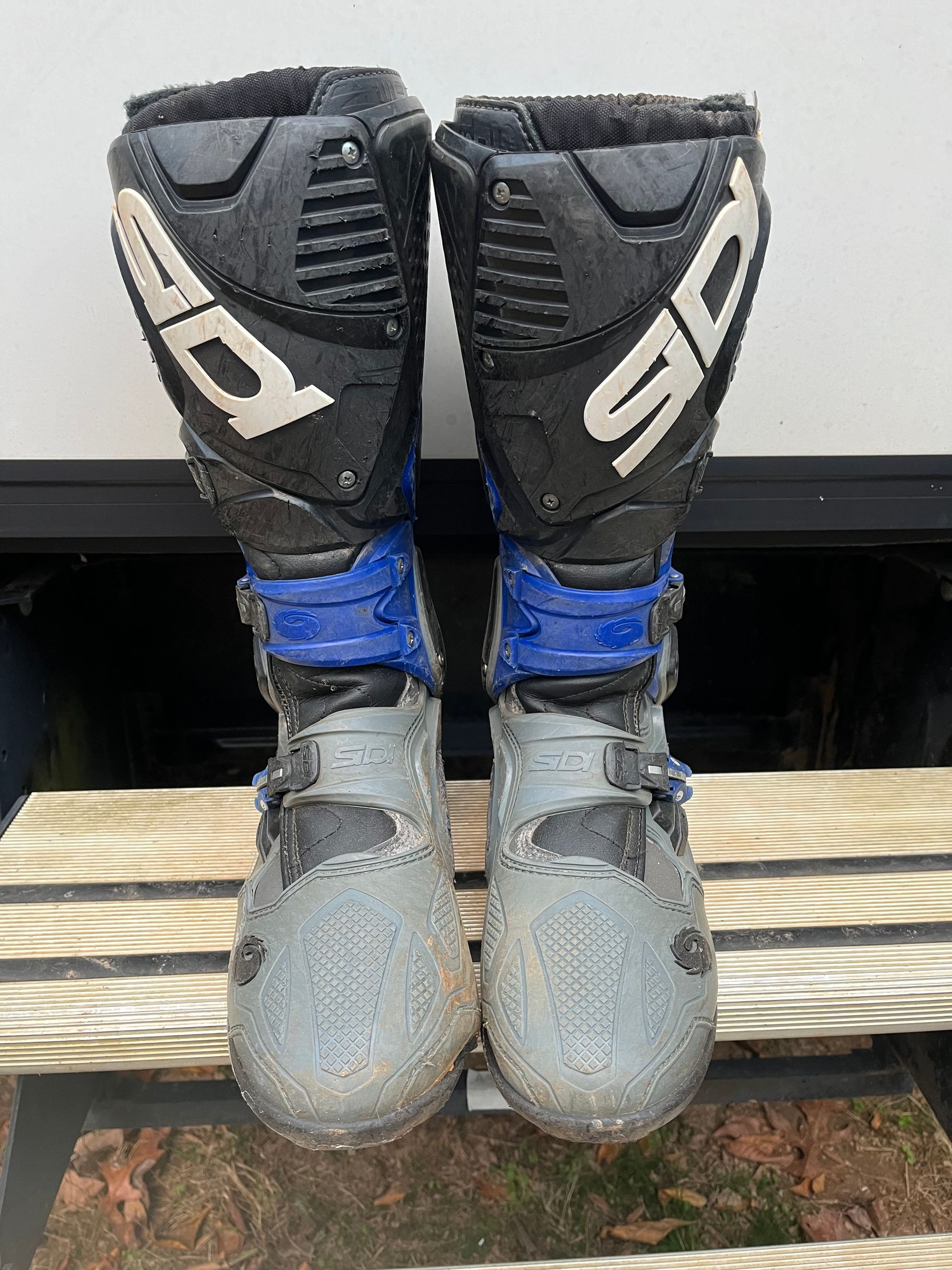 Sidi 3srs Size 10 Black/blue Boots 