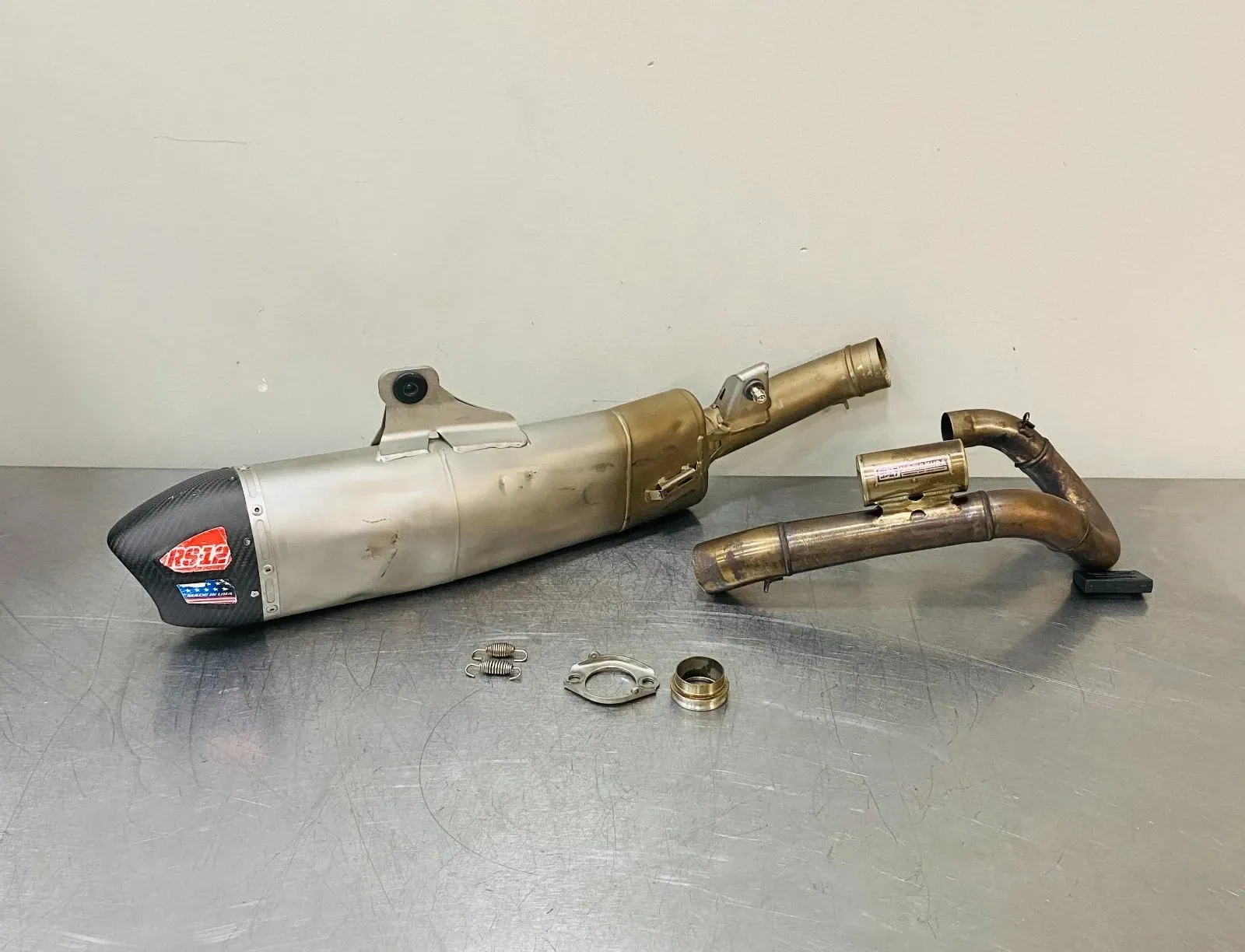2022-2025 Honda CRF250R Yoshimura RS-12 Exhaust System Muffler Header 228460S520