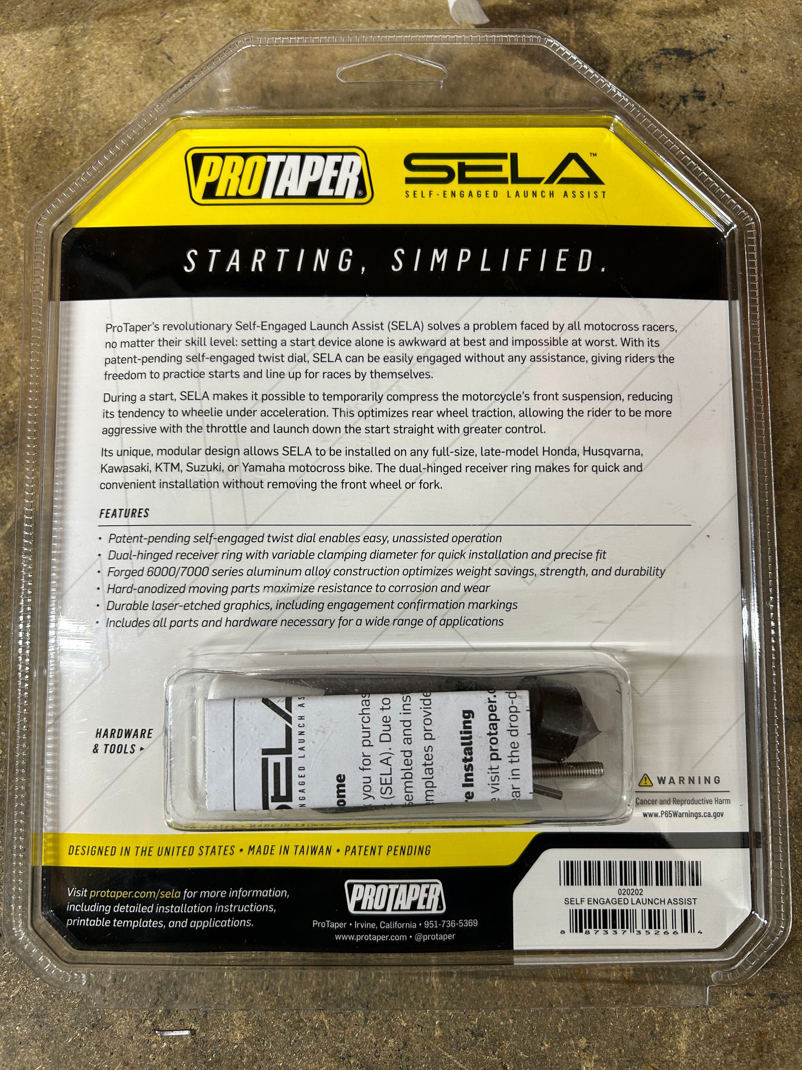 Pro Taper SELA Holeshot Device MX Locker