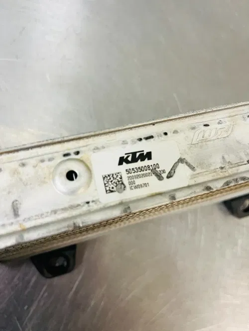 2021 KTM 125 SX Right Side Radiator Fill Side Cap Cooling Coolant 50535008100 SX