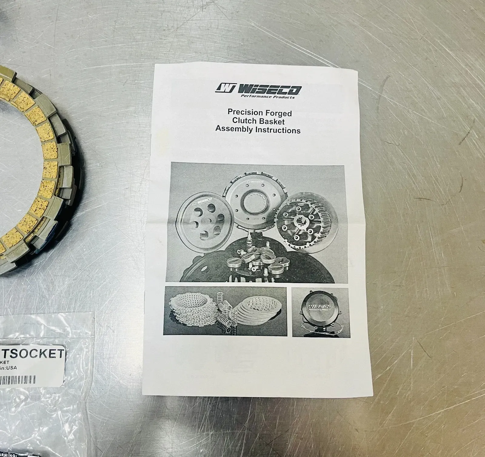 2005–2025 Yamaha YZ125 YZ250F Wiseco Forged Clutch Basket & Plates Kit CSK030