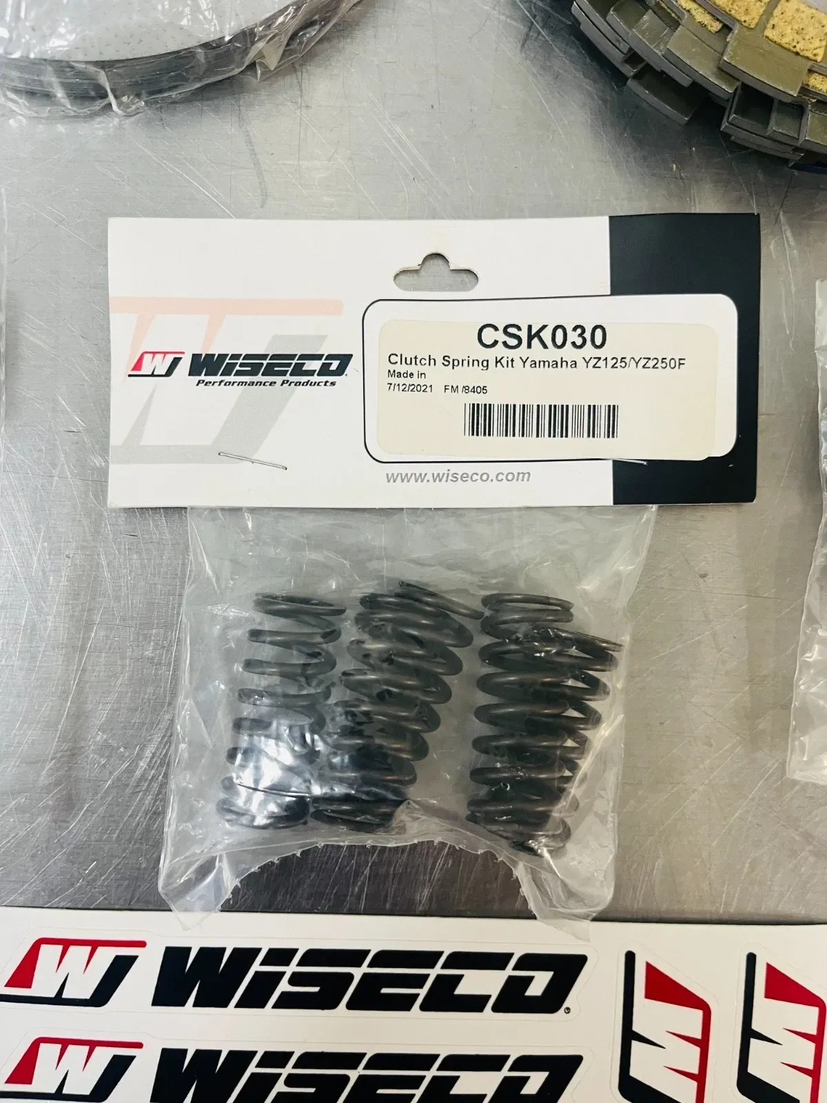 2005–2025 Yamaha YZ125 YZ250F Wiseco Forged Clutch Basket & Plates Kit CSK030