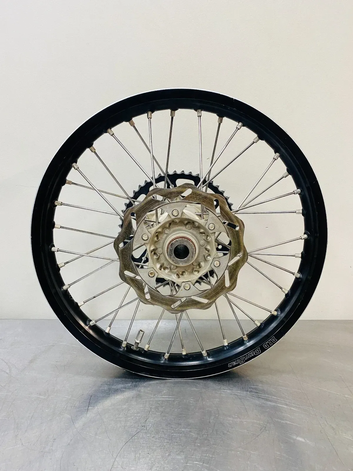 2020 Husqvarna TC125 DID Rear Wheel 19 Inch Black Rims Sprocket Rotor Dirt Bike