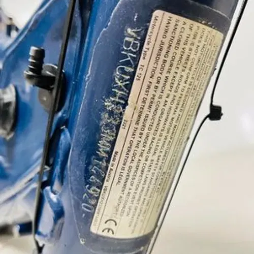 2021 HUSQVARNA TC 125 MAIN FRAME WITH TITLE