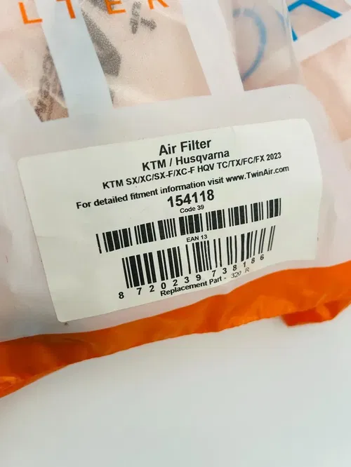 2024 KTM 450 OEM 3 PACK TWIN AIR FILTER A46006015000