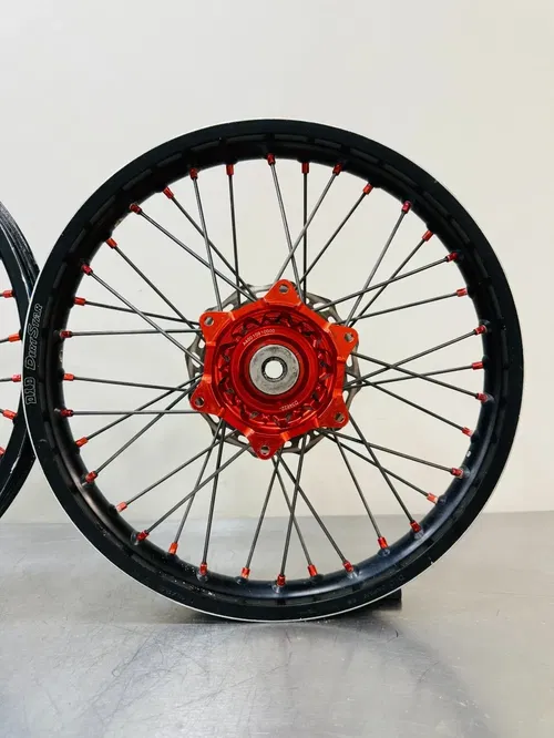 23.5 GasGas MC450 Wheel Set Front Rear 21/19 Inch Rim Sprocket A46009901044FA