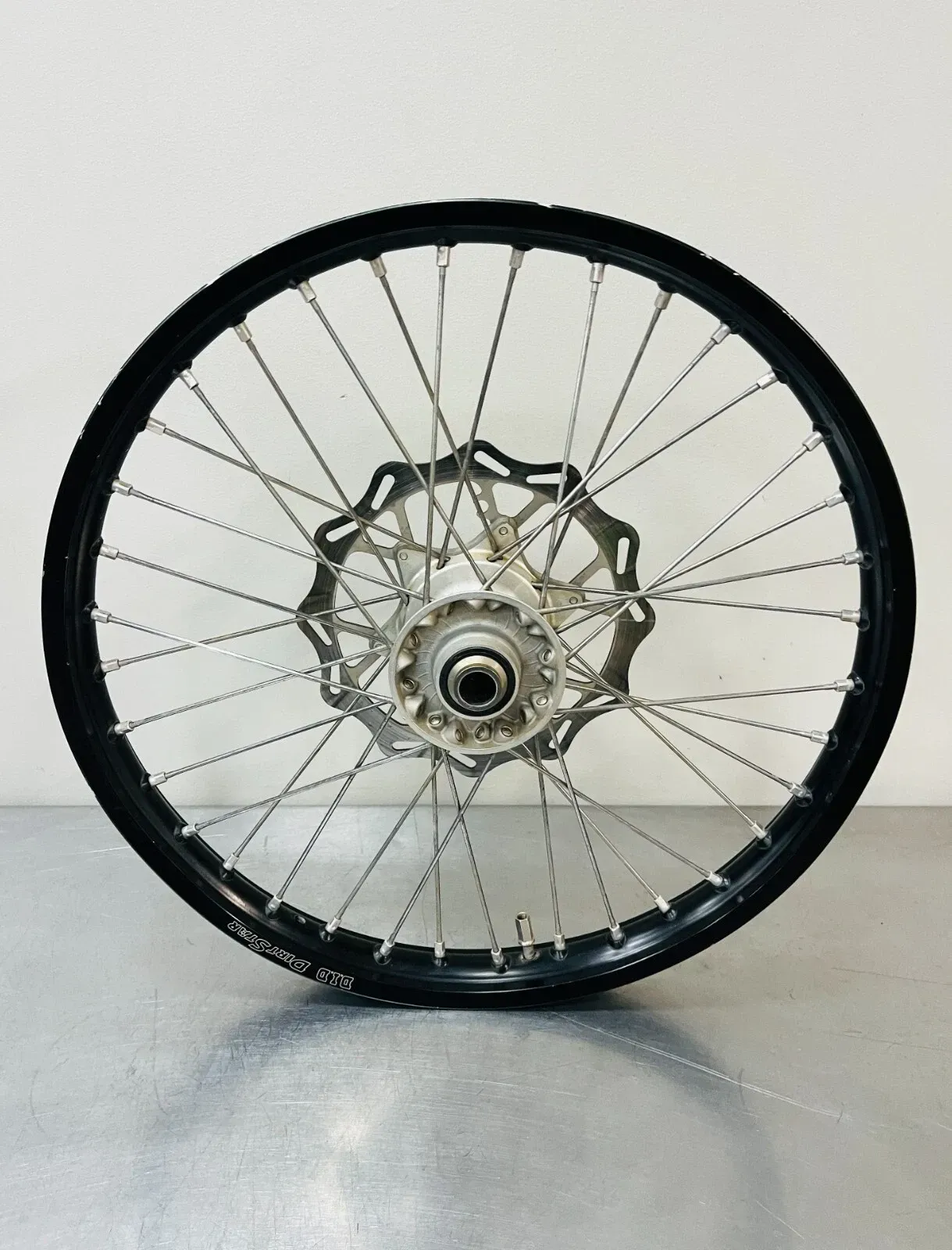 2022 GasGas MC 125 DID DirtStar Front Wheel Rim Hub Rotor Black A54009001044