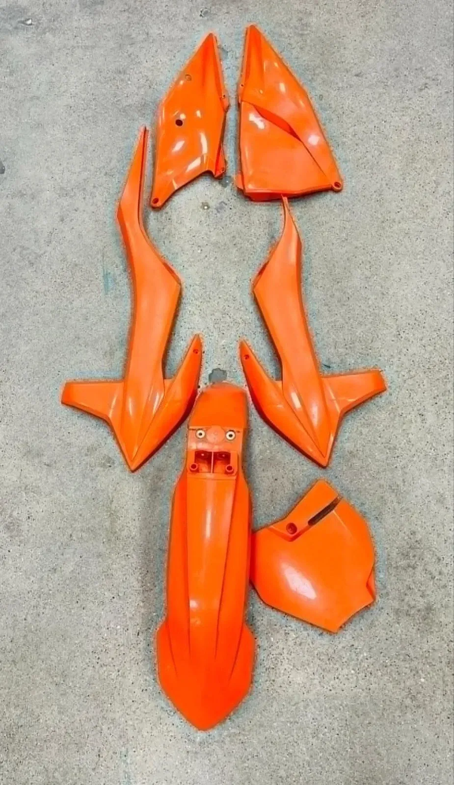 2022 KTM 125-450 Plastics Kit Orange Panel Guard Protector OEM Dirt Bike