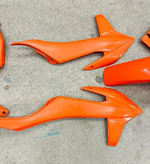 2022 KTM 125-450 Plastics Kit Orange Panel Guard Protector OEM Dirt Bike