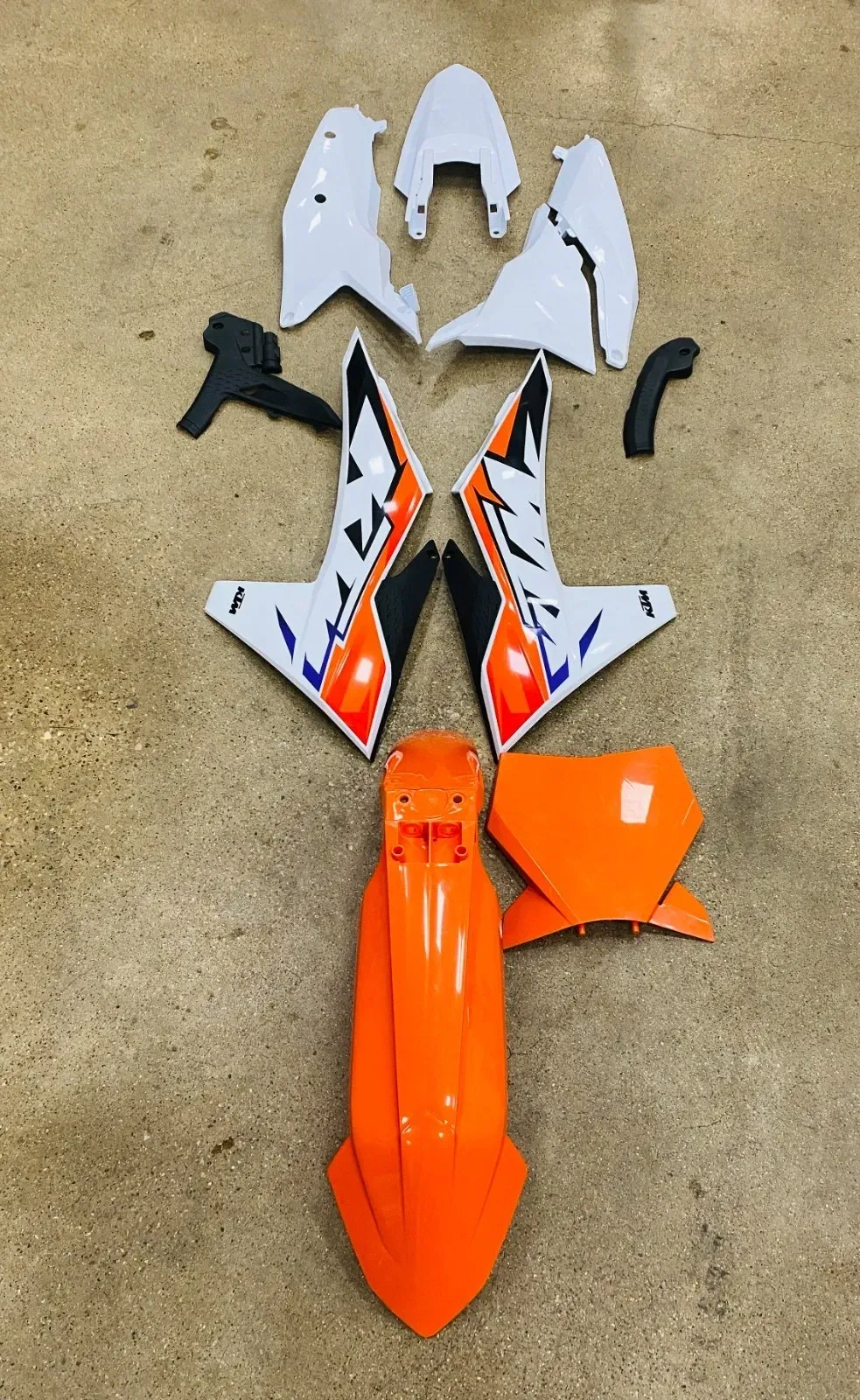 2023-2024 KTM 125-450 SXF / XCF Full Plastic Kit – Factory Body Panels Set OEM