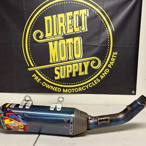Fmf Titanium 4.1 Slip On Exhaust 2019 2020 2021 2022 Ktm Husqvarna Gas Gas 
