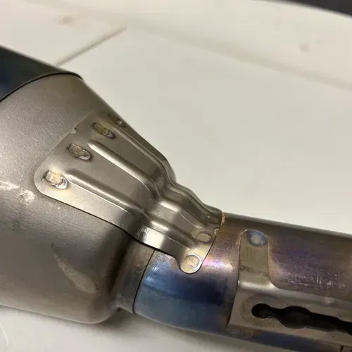 Fmf Titanium 4.1 Slip On Exhaust 2019 2020 2021 2022 Ktm Husqvarna Gas Gas 
