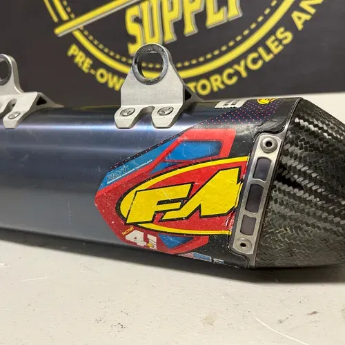 Fmf Titanium 4.1 Slip On Exhaust 2019 2020 2021 2022 Ktm Husqvarna Gas Gas 
