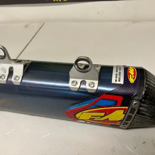 Fmf Titanium 4.1 Slip On Exhaust 2019 2020 2021 2022 Ktm Husqvarna Gas Gas 

