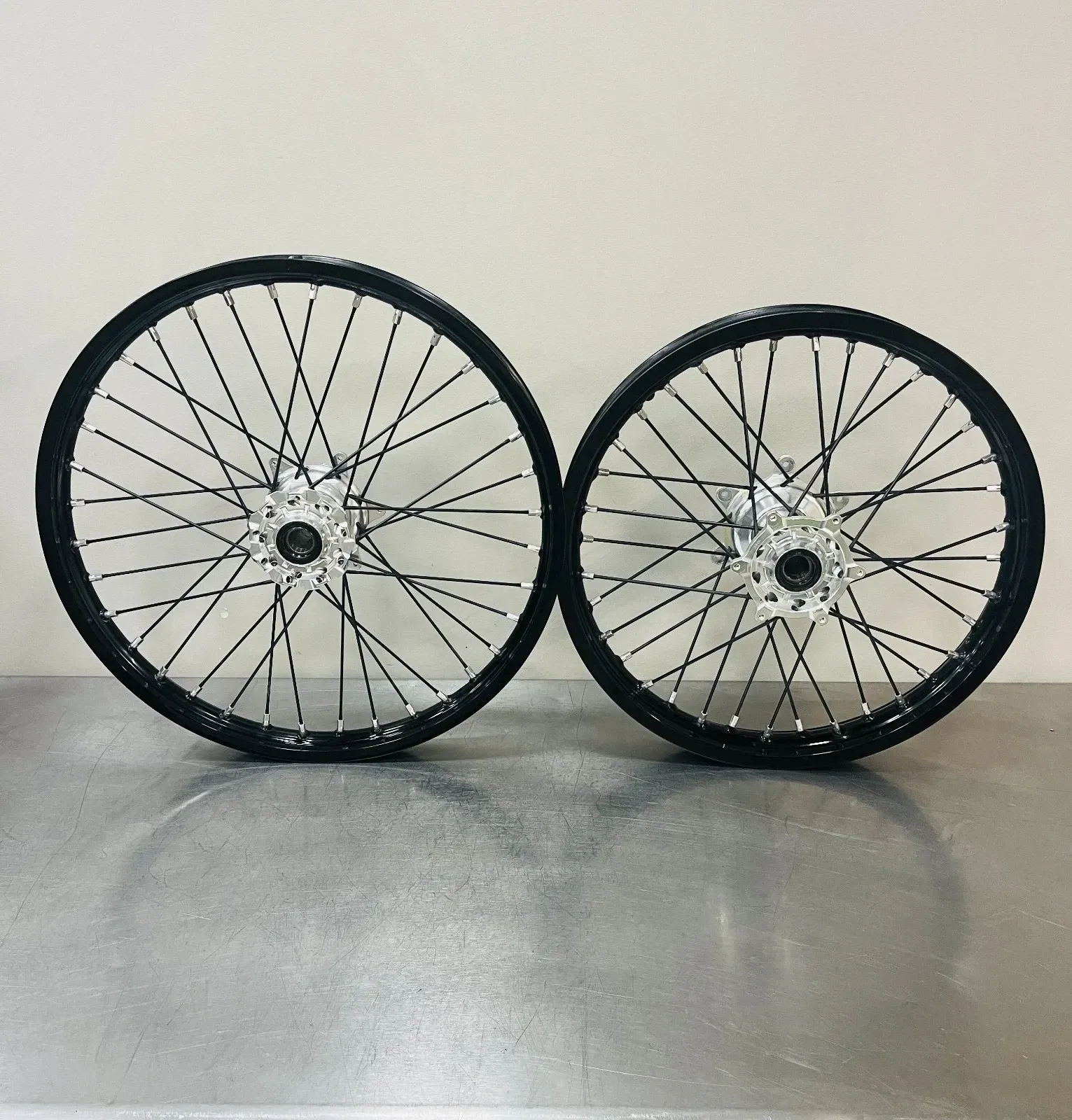 Stark Varg New Black Wheel Set 21/19 Dirt Bike Rims Hubs MX Motocross Off Road