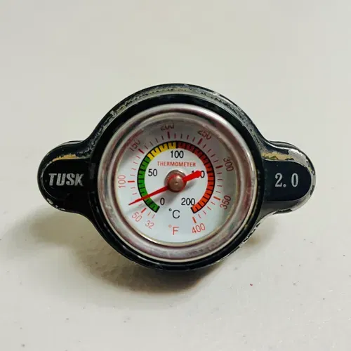 Tusk High Pressure Radiator Cap with Temperature Gauge 2.0 Bar