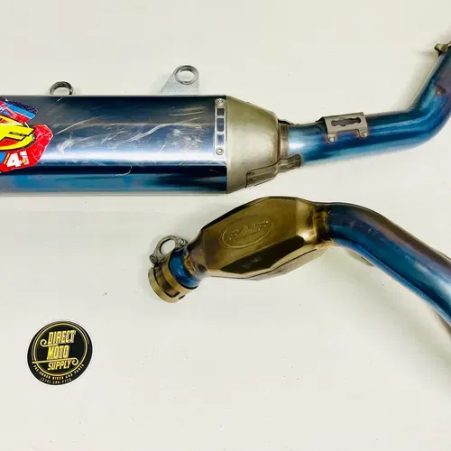  Full Fmf Titanium 4.1 RCT Exhaust 2023 2024 KTM 450 Sxf Exhaust Husqvarna Fc450