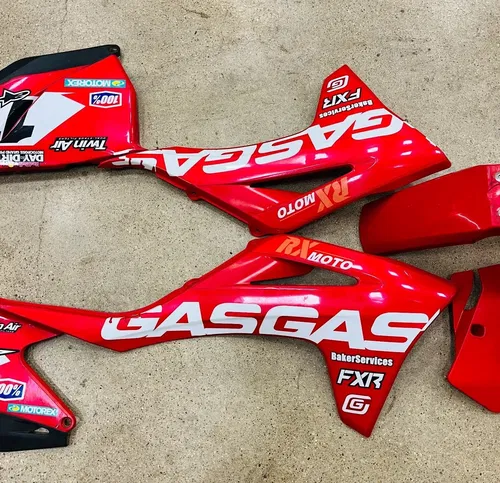 2022 GasGas MC 125 Plastics Kit Fender Panel Guard Protector Shroud Red MC125