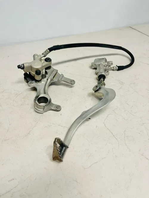 2022 Kawasaki KX250 Nissin Rear Brake Assembly Caliper Master Cylinder Pedal KX