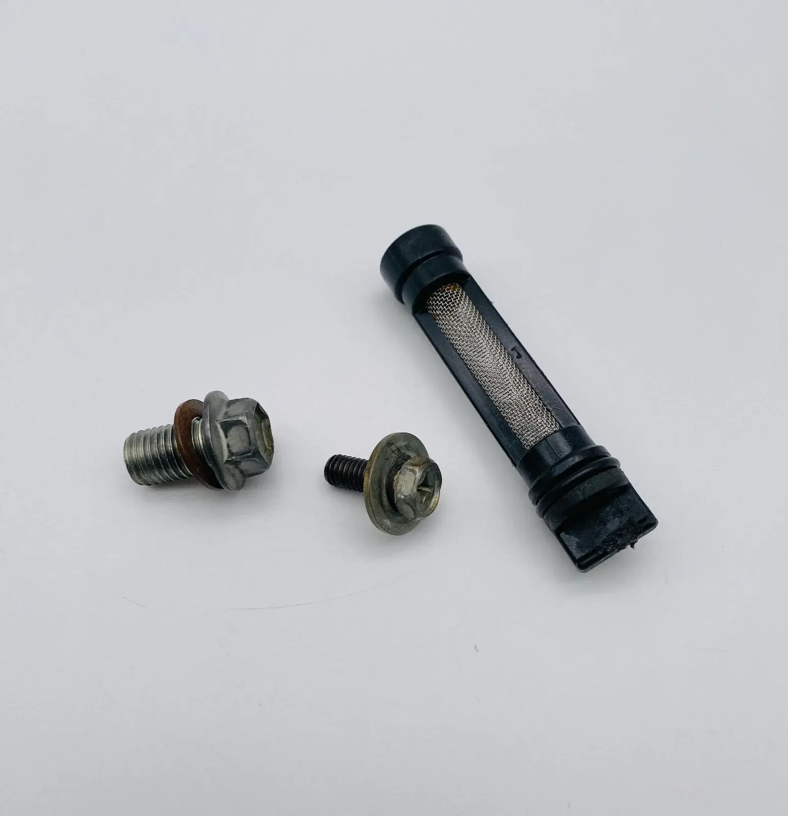 2024 Yamaha YZ250F Engine Oil Filter Screen Strainer Drain Bolts OEM Dirt Bike