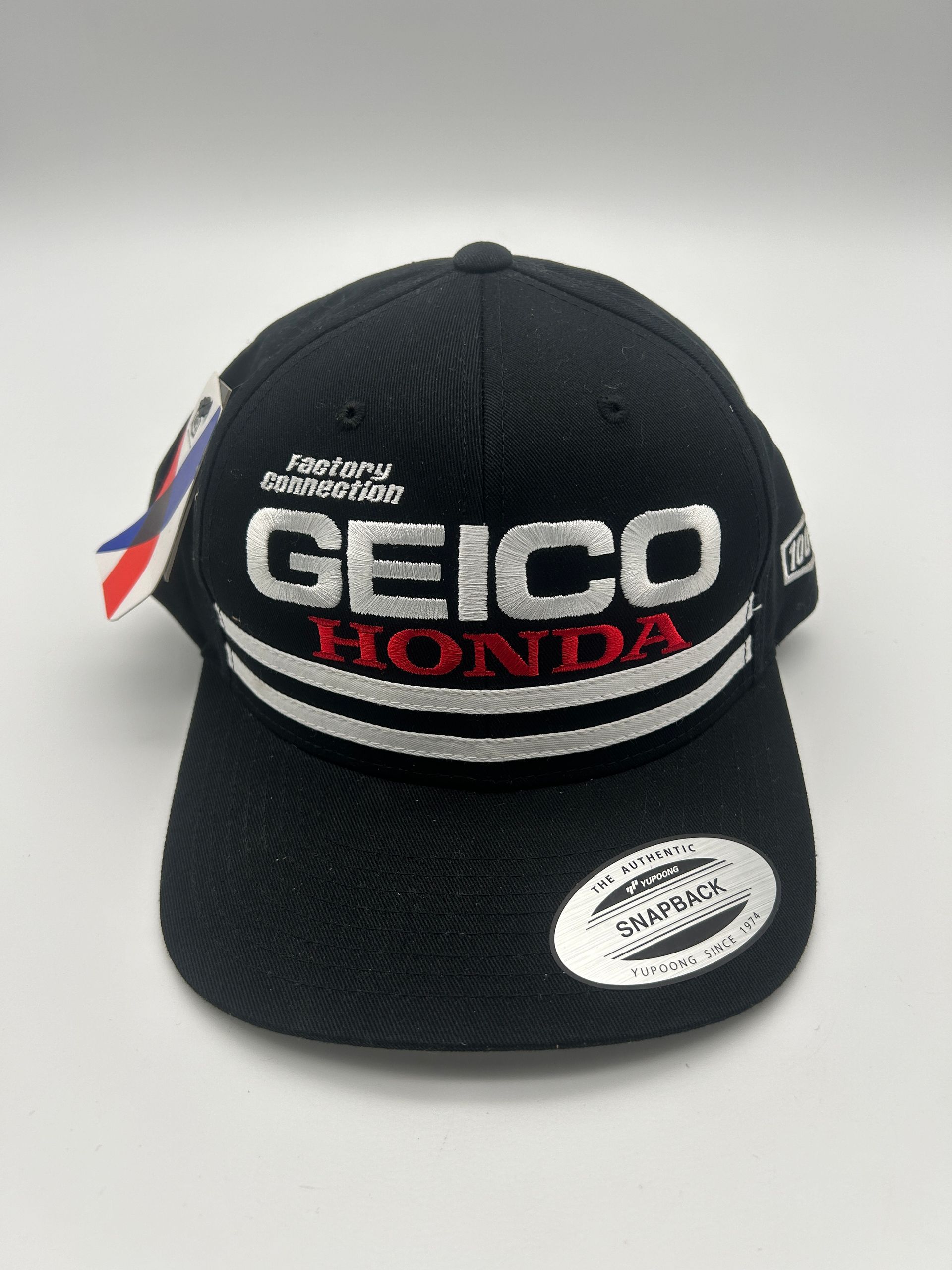 100%  Geico Honda Adjustable Snapback Hat
