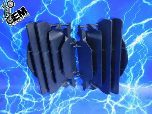 CRF250 Genuine OEM Radiator Guards Screens Shields Louvers Black Stock Plastics