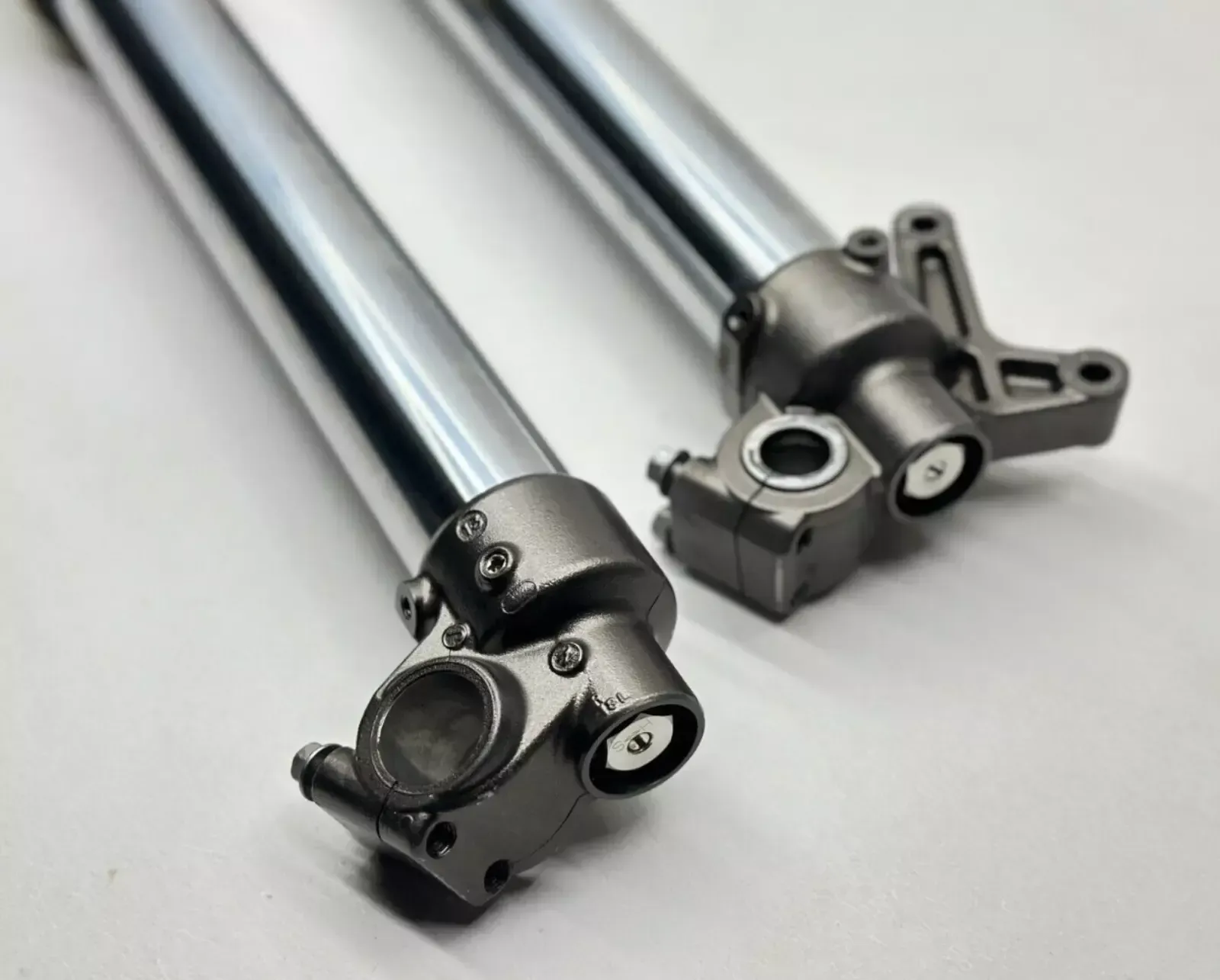KYB SSS Lug Left YAMAHA Lower Inner Fork Tube Chrome YZ WR: Caliper Side  Only
